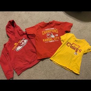 ❤️ 💛 KC Chiefs Girls Lot